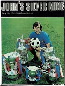 John Greig signed 1976 magazine poster picture lot x3 Rangers Scotland - Picture 1 of 3