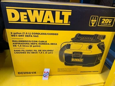 DEWALT CANADA 20V Cordless/Corded 7.5L Wet/Dry Vac with HEPA Filter - Image 1 of 4