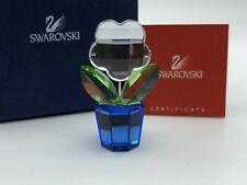 SWAROVSKI Figura Maceta Flor 5 Cm. con Embalaje y Soporte De