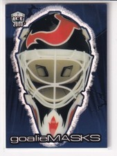 99/00 PACIFIC DYNAGON ICE MARTIN BRODEUR GOALIE MASKS INSERT CARD #2
