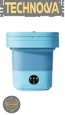 Mini Lavatrice Portatile Da 8 Litri Con Sterilizzazione UV Asciugatrice Pieghevo - Immagine 1 di 4