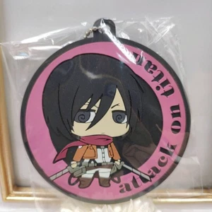 Attack on Titan Rubber Keychain Mikasa Ackerman Kodansha Anime Japan - Picture 1 of 10