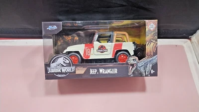 Jurassic World Jeep Wrangler Diecast 1:32 Scale Jada Ages 8 & Up Must See! - Image 1 of 2