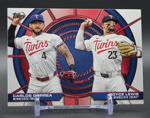 2025 Topps Serie 2 "Dynamic Duos" Carlos Correa & Royce Lewis #DD-11 - Bild 1 von 2
