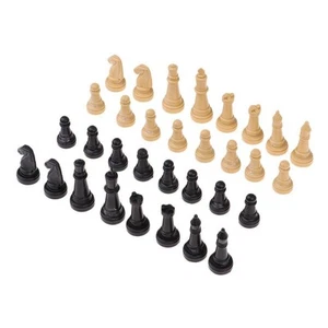 32pcs/lot 2\'\' Plastic Chess Pieces Game Checker Pawns - Picture 1 of 6