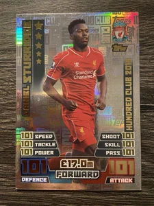 2014-15 Topps Match Attax English Premier League - Hundred Club Daniel Sturridge - Bild 1 von 2