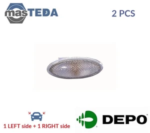 112-1401N-AE INDICATOR LIGHT BLINKER LAMP PAIR LATERAL INSTALLATION LORO 2PCS - Picture 1 of 7