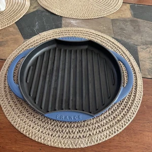 Chasseur emaillierter Sonnengrill aus Gusseisen - runder 26 cm / FRANKREICH / - Bild 1 von 13