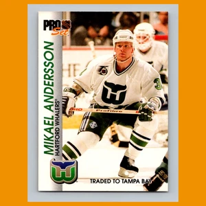 Tarjeta de hockey Mikael Andersson #65 1992-93 Pro Set Hartford Whalers NHL - Imagen 1 de 3