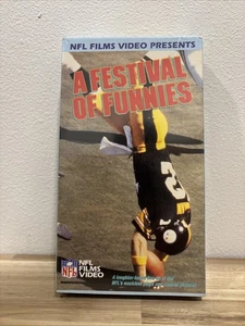 Vtg 1992 NFL Films Video A Festival Of Funnies VHS Football Bloopers Funny Plays - Picture 1 of 2