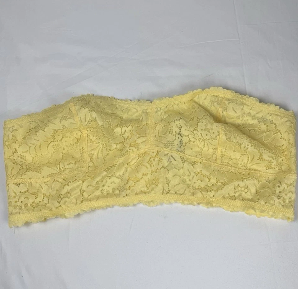 Sujetador Bralette Top Amarillo Ajustable By Anthropologie Bandeau de Encaje XL para Mujer Foto 1 de 4