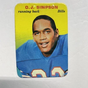 1970 Topps Super Glossy #22 - O.J. Simpson (RC) READ - Picture 1 of 2