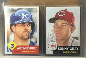 2020 TOPPS LIVING SET WEEK 3 #277 WHIT MERRIFIELD ROYALS #278 SONNY GRAY REDS