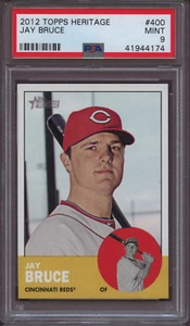2012 Topps Heritage 400 Jay Bruce PSA 9 Mint - Picture 1 of 1