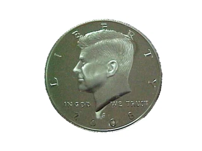 2008  S  SILVER PROOF KENNEDY HALF DOLLAR - Image 1 of 2