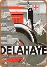 Metal Sign - 1935 Delahaye Trucks And Service Vehicles -- Vintage Look