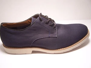 Zapatos para hombre IZOD BUX azul marino informales Oxford con cordones medianos ancho D NUEVOS - Imagen 1 de 5