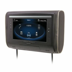 Power Acoustik H-94 Universal Single Car 9" Pillow Tilting Headrest LCD Monitor - Picture 1 of 3