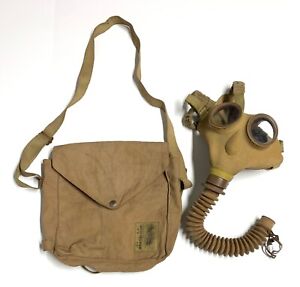 Original WWII Japanese Gas Mask with Carry Bag