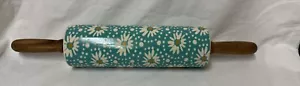 The Pioneer Woman Flea Market Floral Daisy Ceramic Rolling Pin - Picture 1 of 4