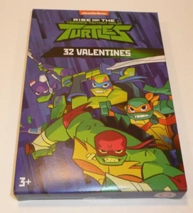 Rise of the Teenage Mutant Ninja Turtles Children’s 32 Valentine's Day Cards  - Picture 1 of 2
