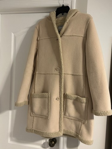 OFF WHITE Cappuccio donna L Oldy Nav Offnco bianc pe dicora pecorae bottonere ant conche