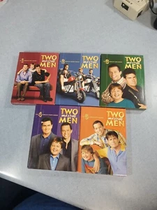 Two and a Half Men DVD Set Seasons 1-5 Charlie Sheen-Pre-Owned- E.U.C. - Picture 1 of 3