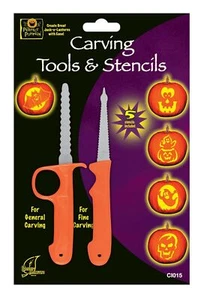 Halloween The Perfect Pumpkin Carving Tools & Stencils Set - Picture 1 of 3
