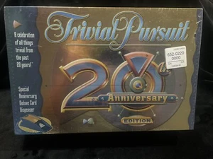 Hasbro Trivial Pursuit 20th Anniversary Edition (2002) Board Game Complete - Picture 1 of 2
