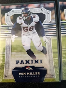 2017 Panini Football Pack Fresh Mint Von Miller Denver Broncos - Picture 1 of 1