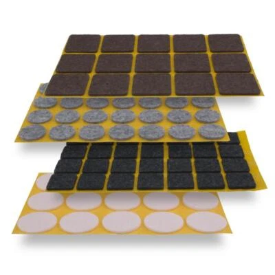 Filzgleiter selbstklebend rund, eckig Möbelgleiter zum kleben Stuhlgleiter Filz - Bild 1 von 4