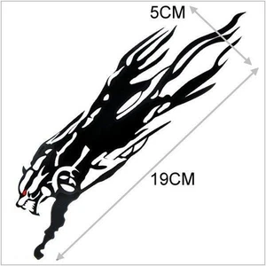 CAR MOTORCYCLE DECORATION STICKER BLACK PANTHER STICKER  - Picture 1 of 1