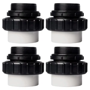 4 PACK Hi-Temp Union Pool Pump 2" MPT x 2" Slip PVC For IntelliFlo WhisperFlo - Bild 1 von 6
