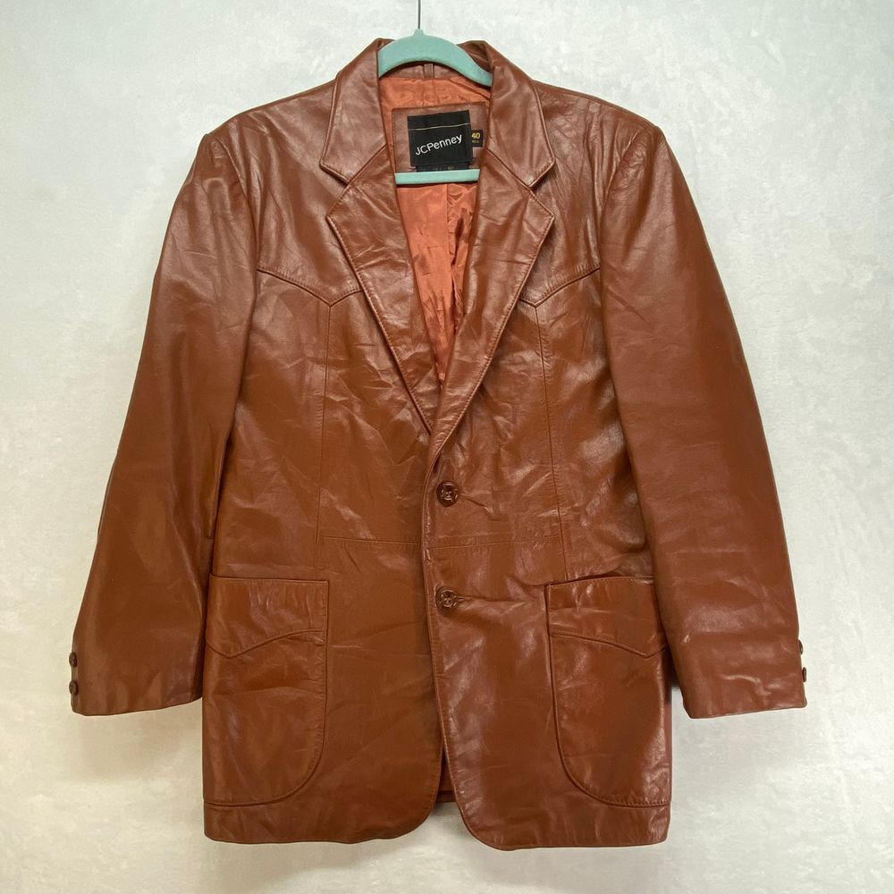 Leather 1970s Vintage Suit Jackets & Blazers for Men for Leather 1970s Vintage Suit Jackets & Blazers for Men for