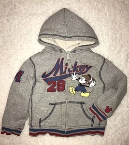 Chaqueta de fútbol americano para hombre talla 24M con capucha DISNEY Mickey bebé niños - Imagen 1 de 9