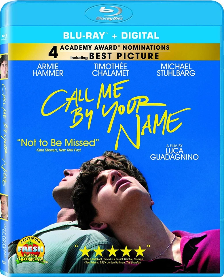 Call Me By Your Name (Blu-ray) NEW Factory Sealed, Free Shipping Foto 1 de 1