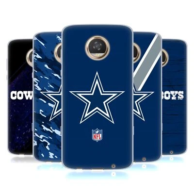 FUNDA DE GEL SUAVE OFICIAL CON LOGOTIPO DE DALLAS COWBOYS DE LA NFL PARA TELÉFONOS MOTOROLA Foto 1 de 4