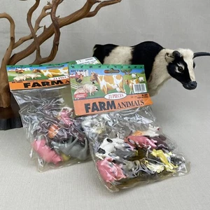 Fishel Kunststoffspielzeug ""Bauernhoftiere"" 2 Vintage Pakete perfekt für Zugsets - Bild 1 von 11