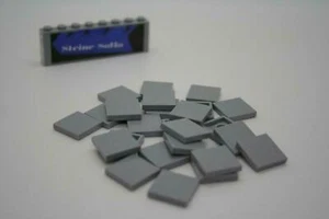 Lego (c) 25x Fliesen - 2x2 hellgrau - 3068b - light bluish tile 2 x 2 - Kachel - Bild 1 von 1