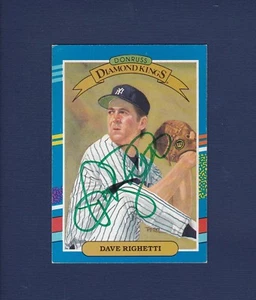 Dave Righetti signed New York Yankees 1991 Donruss Diamond King baseball card - Picture 1 of 1