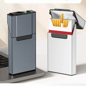 Dispenser Sigarette Temporizzato, Completo 20pz Portasigarette Slim con Timer, Scatola di Blocco - Foto 1 di 9