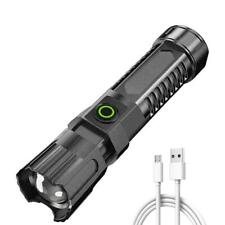 High Powered LED Tactical Torches Ultra Bright 100000lm Rechargeable~uk