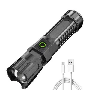 1pcs High Powered LED Tactical Torches Ultra Bright 100000lm Rechargeable - Picture 1 of 12