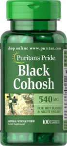 Puritan's Pride Black Cohosh 540 mg - 100 Count (Exp: 09/2027) - Picture 1 of 2