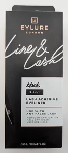 Eylure Line & Lash Black 2-in-1 Lash Adhesive Eyeliner NEW - Picture 1 of 4