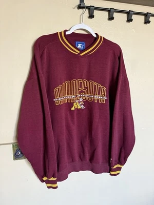 Vintage Minnesota Golden Gophers Starter Pullover Sweatshirt Size XL - Image 1 of 4