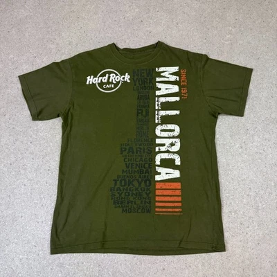 Hard Rock Cafe Mallorca T-Shirt Medium Khaki Grün Colourway - Bild 1 von 3