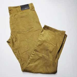 Neu mit Etikett Eddie Bauer Mr. Faultline hellbraune Cordhose klassische Passform gerades Bein 42 x 32 - Bild 1 von 12