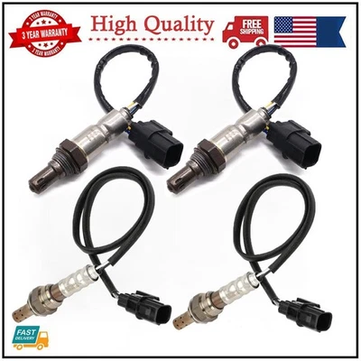 Set of 4 Oxygen O2 Sensor Upper+Lower For Acura 2010-2013 MDX 2010-2012 ZDX 3.7L - Image 1 of 4