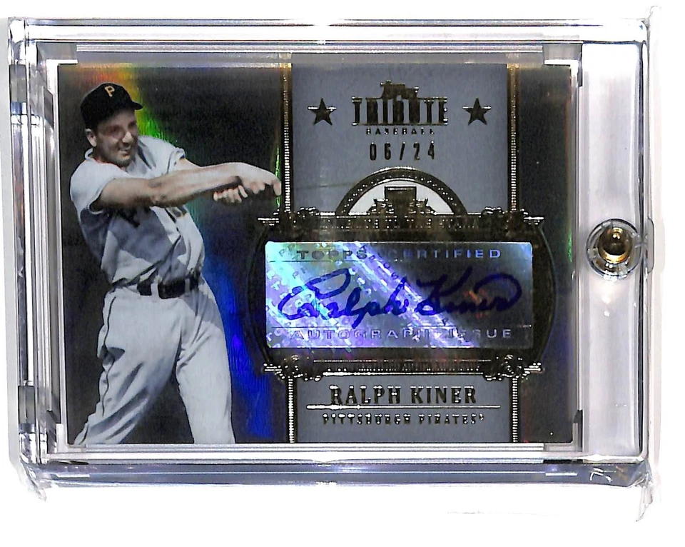 2013 Topps Tribute #TSA-RK Ralph Kiner Topps Certified Auto 6/24 - Image 1 of 1